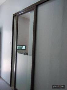 Sliding Door Ruang Tamu Aluminium-Kaca