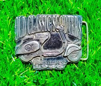 Vespa 1946 Old Classic scooters belt buckle 