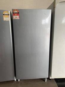 Silver Refrigerator Midea ice Fridge Peti Sejuk