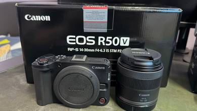 Canon EOS R50 V + RF-S 18-45mm Kit Lens