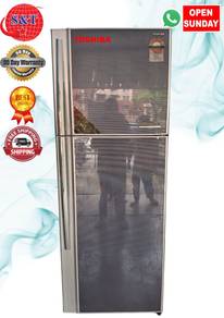 Fridge DOUBLE DOOR TOSHIBA GLASS DOOR