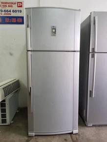 Sharp Refrigerator silver big Fridge Peti Sejuk