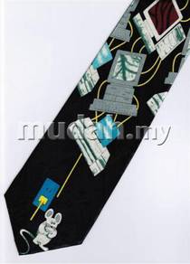 Computer Mouse Occupation Cartoon Novelty Neck Tie