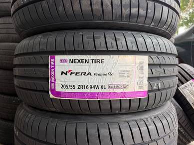205-55-16 —Tayar baru— Nexen Qx tahun26