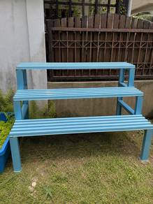 Rak Pasu Bunga 3 Tingkat Aluminium