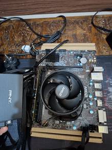 combo ryzen 3200g mobo ram 8gb x1 120gb ssd w11
