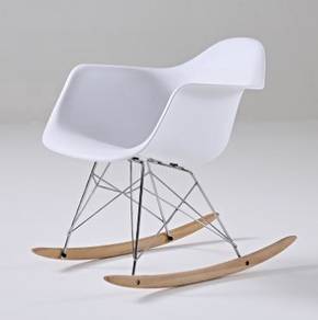 46x43x68cm White Rocking Chair Kerusi Goyang Rest