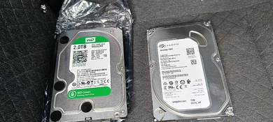 HDD 2TB and 1TB