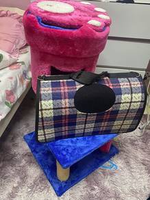 sangkar / cat tree / beg kucing