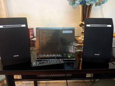 radio panasonic+speaker philips+remote