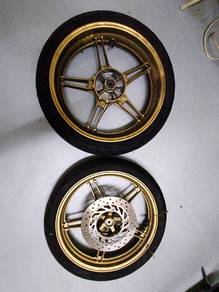 rim dan tayar original Honda RS 