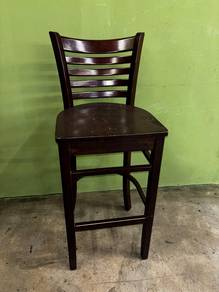 High Wooden Chair