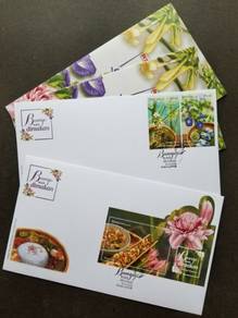 First Day Cover Edible Flowers Malaysia 2021