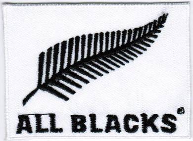 New Zealand National Rugby Union Team WHITE Patch