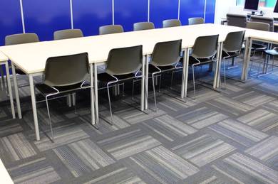 PASANG KARPET PEJABAT l install tile carpet 5mm