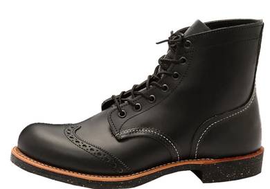 Work Boot Red Wing Men 6In Brogue Ranger Blck 8126