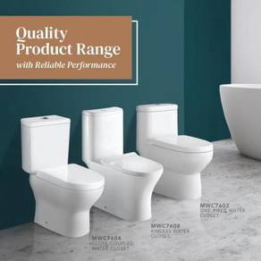 Toilet Bowl Ceramic Tandas Duduk +  Bayar Ansuran