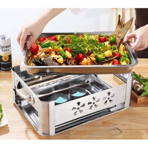 Stainless Steel Grilled Fish Pan BBQ Grill Roaster