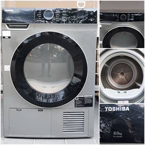 Toshiba condenser dryer pengering baju 8.0 kg