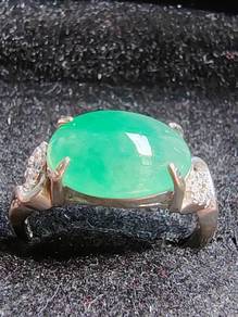 Jedite Jed 100% Burma Asli Ais Hijau Buah Type A