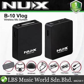 NUX B-10 Vlog Wireless Lavalier Microphone Omnidir