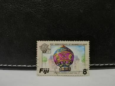 1983 Fiji Stamp First Manned Flight Montgolfier