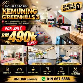 2-storey Terraced House For Sale in Kota Kemuning,SGR
