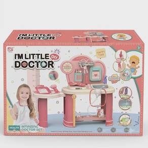 Pretend Play Kids Doctor Medical Kit Table Set
