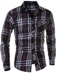 STYLISH BLACK POCKET FORMAL LONG SLEEVE SHiRT 🔥