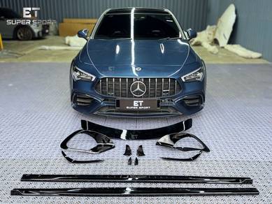 W118 CLA45 Front Lip Side Skirt Canard GT Wing