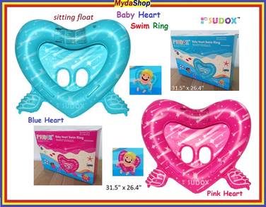 SUDOX Kids Pool Heart Sit  Float. Pelampung Duduk