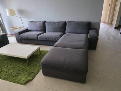 3 Seater Fabric L-Shape Sofa