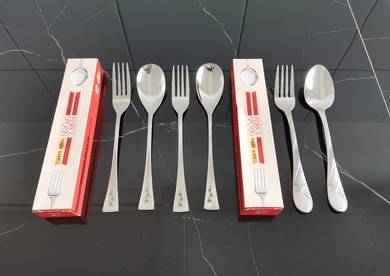 3-Set High Quality Stainless Steel Forks & Spoons