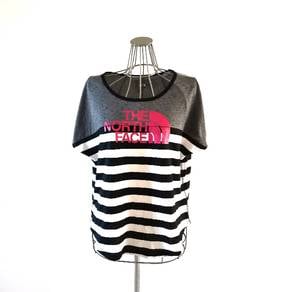 The North Face Big Logo Stripes Top