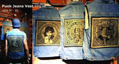 Punk Jeans Vests