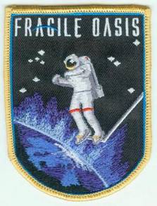 ISS 27/28 Ron Garan's Fragile Oasis Space Patch
