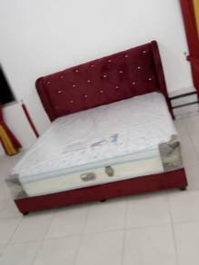 katil Chesterfield tebal cantik 