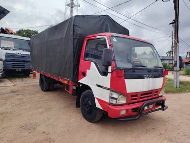 Isuzu NPR66UPL Kargo Am 17ft Enjin Hijau N series