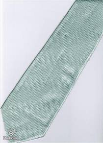 Green Blinking Solid Glitter Thai Silk Neck Tie