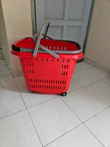 bakul shopping basket ada roller