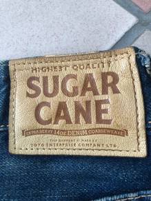 Vintage Japan Sugarcane green selvedge denim jeans