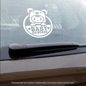 CFS71 High Quality Baby on Board Logo Sticker Stik