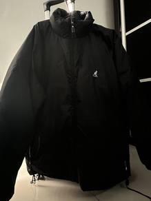 L Kangol puffer Black Jacket