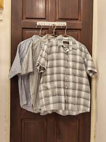 (3 Pieces) Boxy Button-up Short Sleeve Shirt