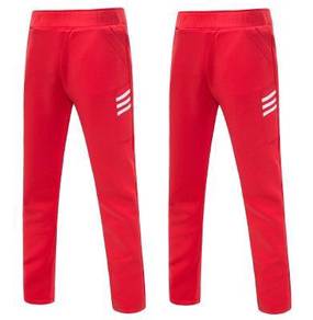 [12.12] Red Sporty Casual Tracksuit Trousers Pants
