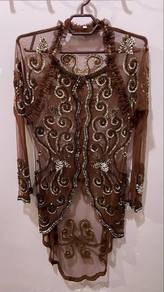 Brown Kebaya Beaded