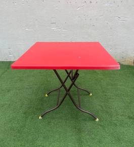 YE91Q Meja Plastik Lipat 3' Foldable Plastic Table