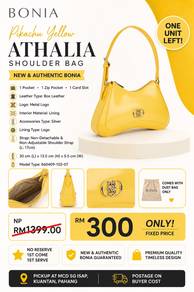BONIA Pikachu Yellow Athalia Shoulder Bag