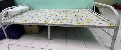 Foldable Single Bed / Katil Besi Lipat