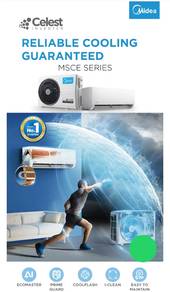 New in box Midea 2.5hp Inverter SplitUnit for Sale